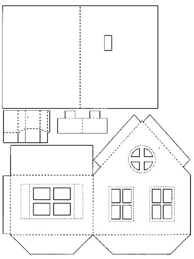 Casas recortables de papel para imprimir - Imagui