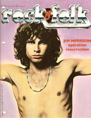 Jim Morrison en couverture de Rock & Folk en 1979