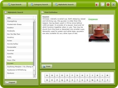 James Norwood Pratt&rsquo;s Tea Dictionary Software