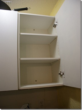 empty cupboard