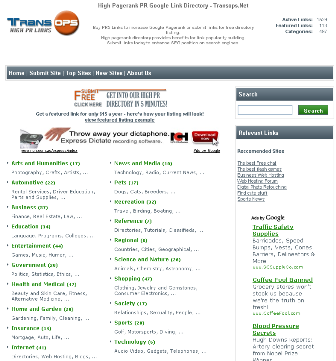 High Pagerank Google PR Link Directory