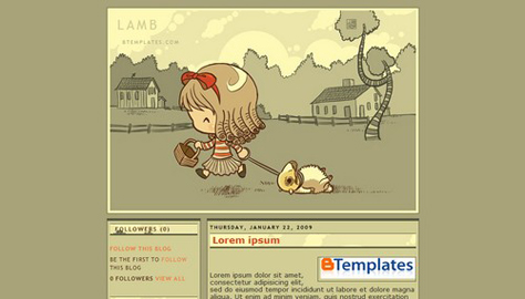 10 teme gratuite pentru Blogger #4 lamb 10 teme gratuite pentru Blogger #4