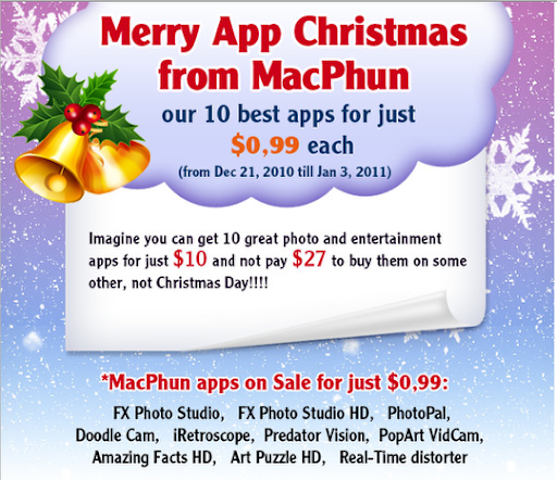 39 Appy Christmas From Macphun