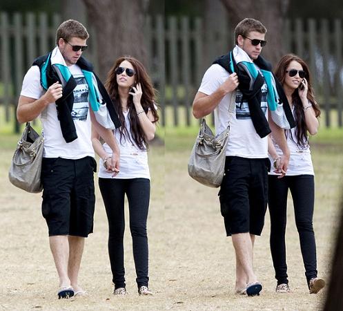 rare miley cyrus pictures 2010. miley cyrus with her boyfriend