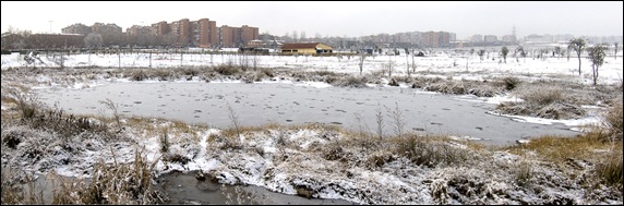 Panorámica de Fuenlabrada, desde el Bosquesur.