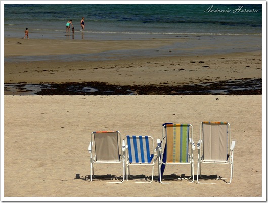 Playa de O Torno, en San Cibrao.