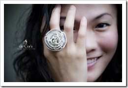 Handmade Wire Jewelry ROSE Ring