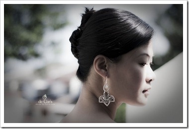 Handmade Wire Jewelry: Silver Lotus Earrings For wedding