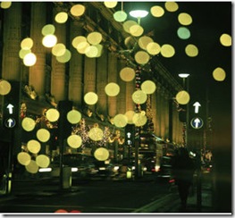 Christmas lights at Oxford Street