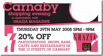 Christmas Shopping Evening at Carnaby Street
