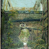 Best Laid Plans 2, K.M. Newton, 2006  Medium: Mixed-media - Oil paint on manipulated photo montage printed pigment on canvas   Dimensions: 20 inches by 28 inches   Showings & Awards:  Contemporary Art Gallery - April 2006 - SELU - Hammond , LA Senior Exhibition