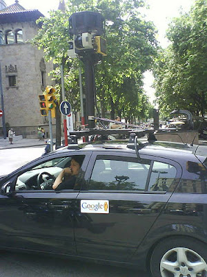 Carro do Google Street View em Barcelona, Espanha streetview%20Barcelona Google Street View Brasil será lançado na próxima semana?