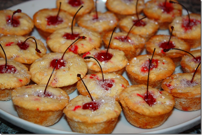 peppermint cherry tassies peppermint cherry tassies