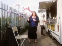 Debbie at batch bar