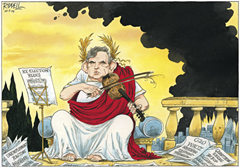 Brown fiddling while Rome burns