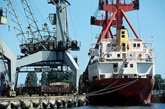 ship in port