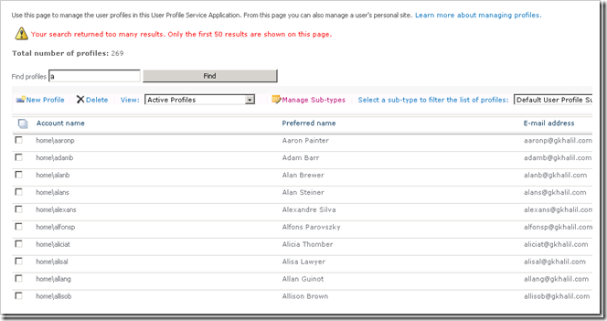 How to Configuration the User Profile Service in SharePoint 2010