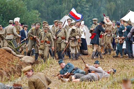 Чехия, Mladějov-Blosdorf. Реконструкция битвы 1915 года
