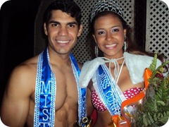 Mister e Miss Currais Novos 2010, eleitos ontem. Carlos e Barbara. Sucesso no Miss Serido