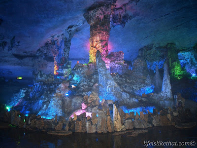 guilin, seven star cave, stalactite, stalagmite