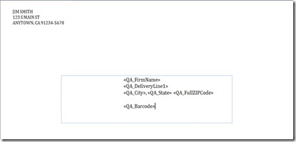 template envelope