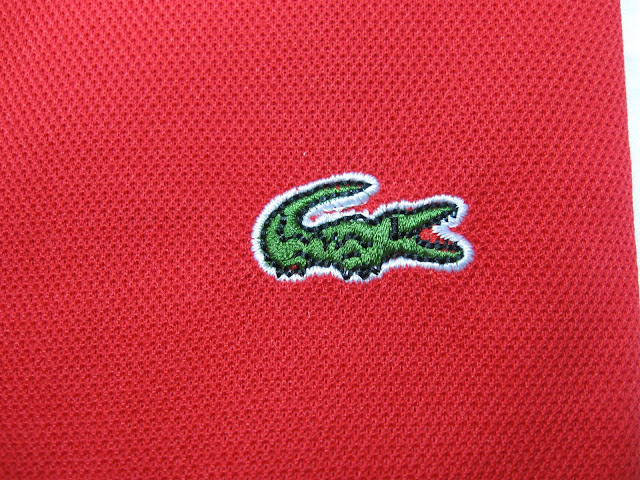 Áo thun Lacoste nam vải đứng trơn hồng phấn HL-07