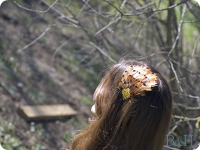 Diadema marrón-detalle Diadema marrón-detalle