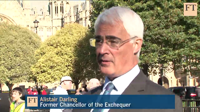 Alistair Darling: Osborne austerity measures risk derailing recovery.  Financial Times