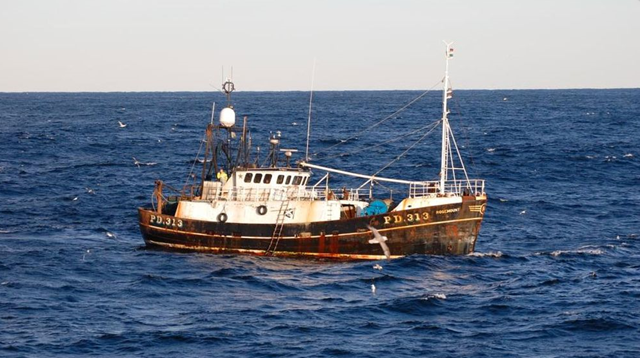 ARRESTED: «Rosemount». The «Rosemount» was arrested by the Norwegian coast guard, during a routine resource control. The coast guard discovered a great amount of fish under the minimum size PHOTO: Norwegian coast guard