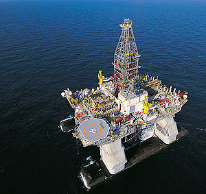 The Deepwater Horizon oil platform before the blowout. Credit: Transocean