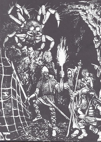 [Aranha Gigante - David Trampier, 1977 Advanced Dungeons and Dragons Monster Manual, pg 91[5].jpg]