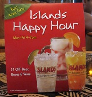 Islands Happy Hour drinks
