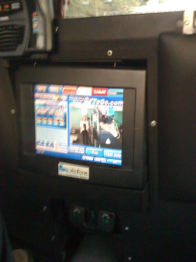 Screens in the cabs Screens in the cabs
