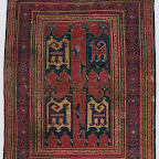 When this rug was discovered, its unusual field design—rows of animals within animals—was otherwise known only in a rug depicted in a Sienese painting of about 1410, The Marriage of the Virgin by Gregorio di Cecco di Luca (National Gallery, London). The pattern of the painted version, partially obscured by standing figures, was not comprehensible without the Metropolitan's rug. The field design probably derives from medieval textiles patterned with single or paired animals in compartments. This purchase, hailed in rug-collecting circles, brought to the Museum one of the best preserved, earliest Turkish carpets in the world. Only two other carpets of a similar date are known.