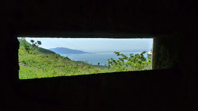 The view from an American bunker