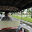 The view from the back of a Cambodian tuk-tuk