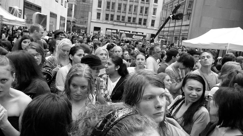 Drenched Crowd