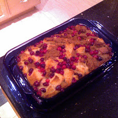 Cranberry-Pumpkin Bread Pudding