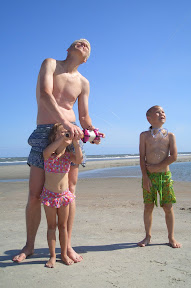 Flying kites on the beach at Wild Dunes, Isle of Palms, SC