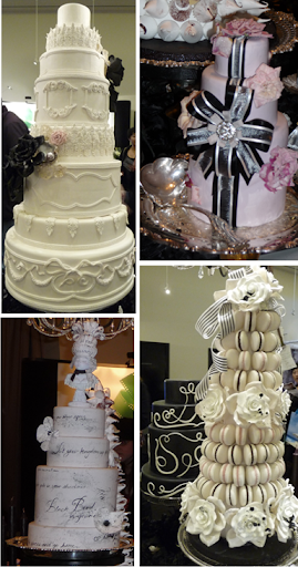 wedding show cakes booth decoration