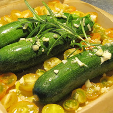 Zucchini and Mixed Cherry Tomato Confit