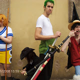 One Piece: Monkey D. Rufy, Roronoa Zoro, Nami e...Jango?? (oppure Drakul Mihawk o anche Lafitte....)