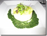 acquerello - Parmesan budino with micro salad