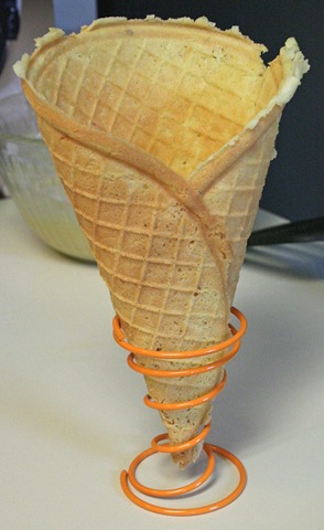 waffle cone holder. cone holders and they were