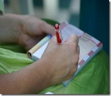 786818_writing_in_diary