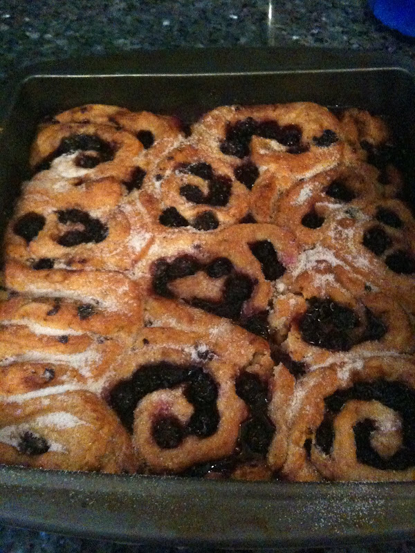 The finished cobbler