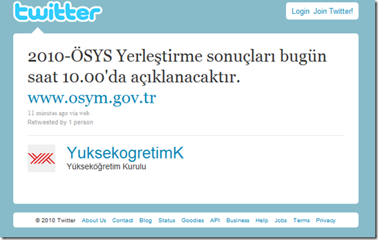 lys sonuclari 13 agustos 2010 saat 10.00 aciklaniyor