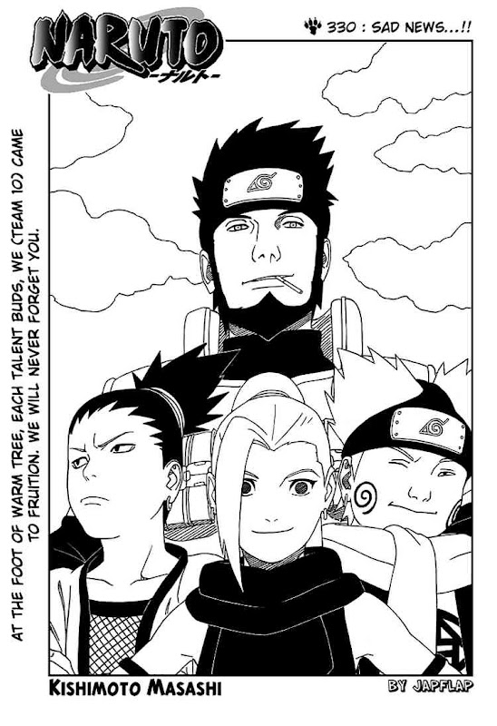 Naruto Shippuden Manga Chapter 330 - Image 01