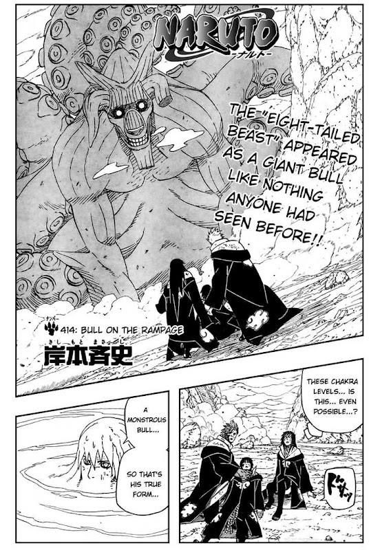 Naruto Shippuden Manga Chapter 414 - Image 01