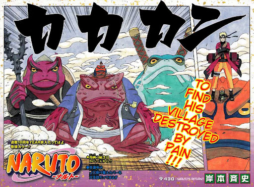 Naruto Shippuden Manga Chapter 430 - Image 02-03
